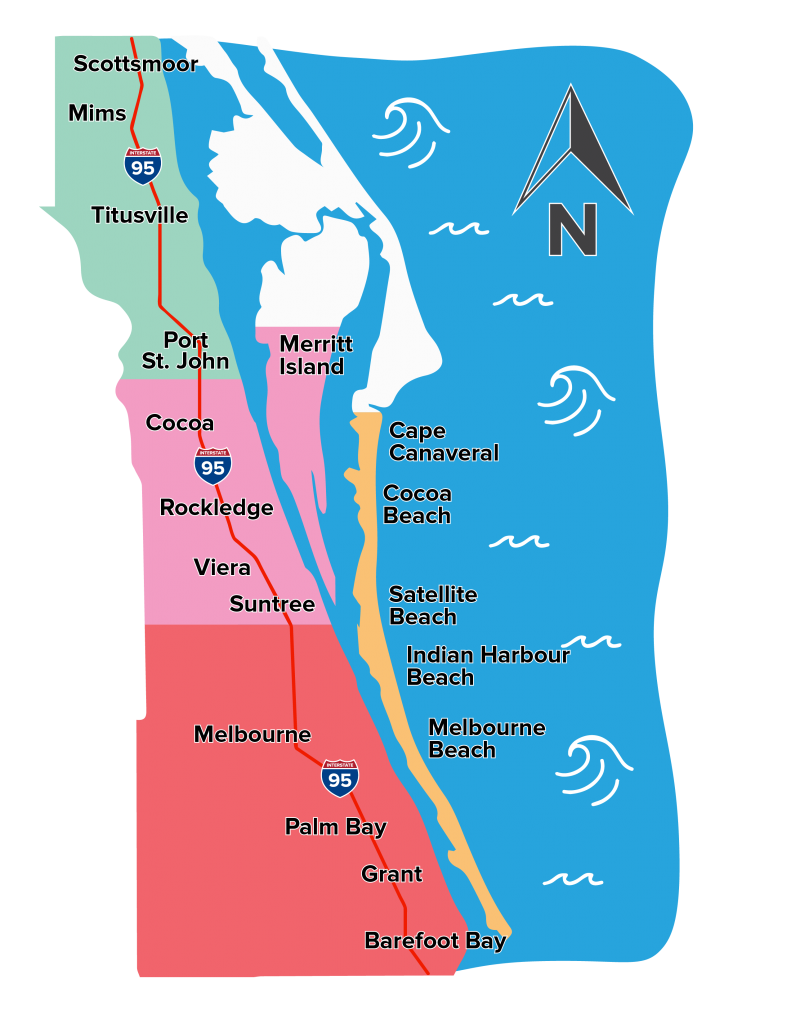 Brevard Map with Zones